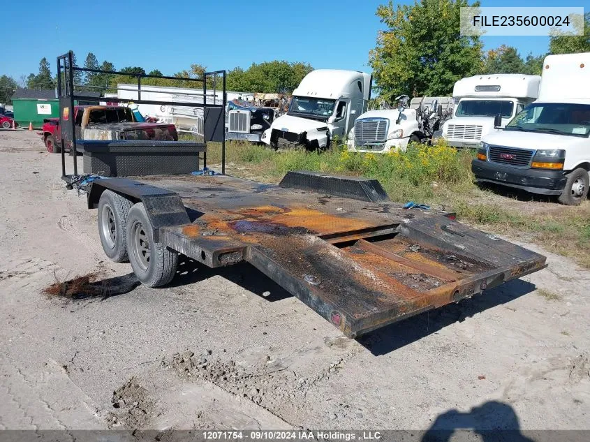 2002 Trailer Hauler Trailer VIN: FILE235600024 Lot: 12071754