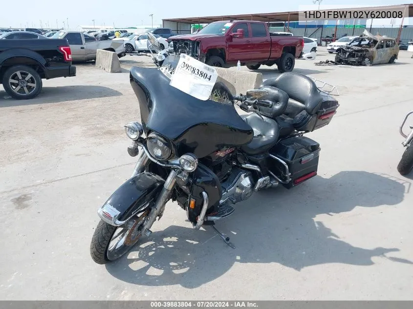 2002 Harley-Davidson Flhri VIN: 1HD1FBW102Y620008 Lot: 39883804