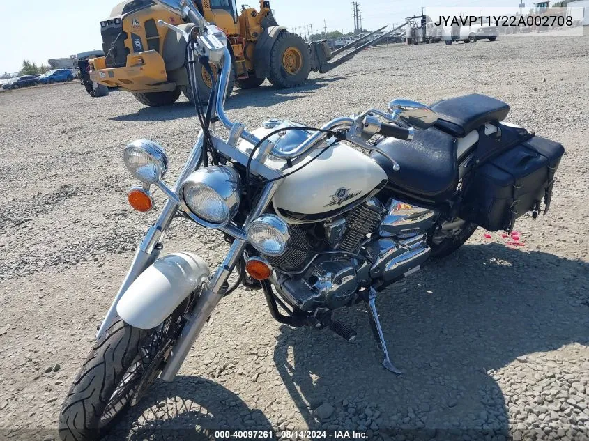 2002 Yamaha Xvs1100 A VIN: JYAVP11Y22A002708 Lot: 40097261