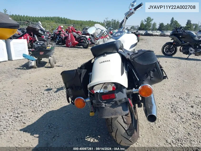 2002 Yamaha Xvs1100 A VIN: JYAVP11Y22A002708 Lot: 40097261