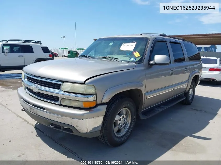 2002 Chevrolet Suburban 1500 Lt VIN: 1GNEC16Z52J235944 Lot: 40118750