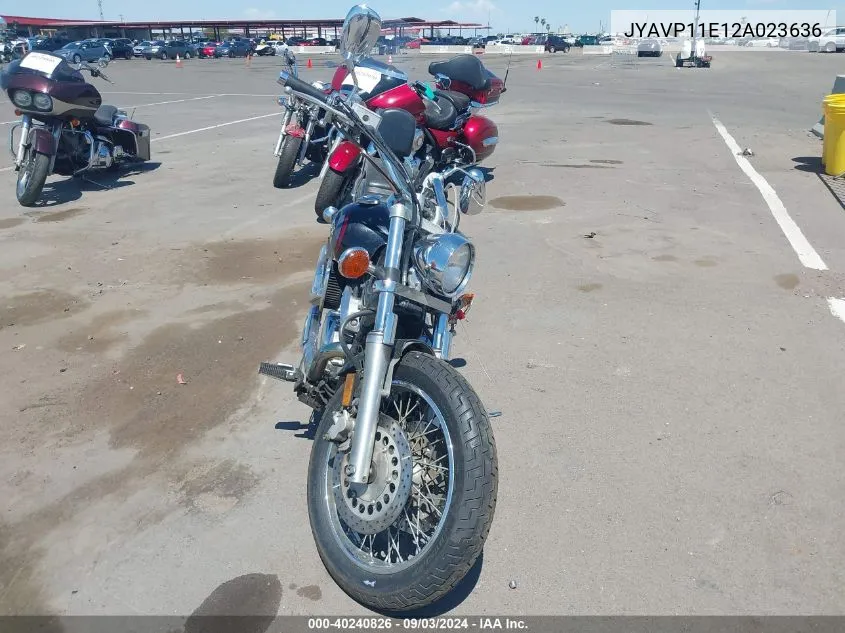 2002 Yamaha Xvs1100 A VIN: JYAVP11E12A023636 Lot: 40240826