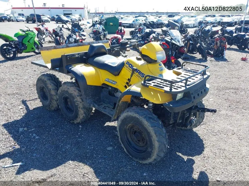 4XACL50A12D822805 2002 Polaris Sportsman 6X6