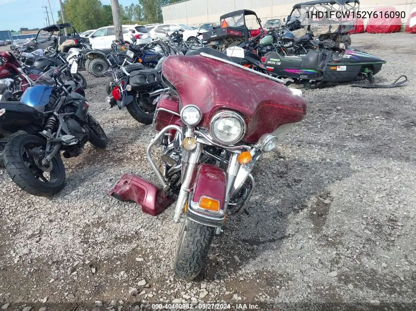 2002 Harley-Davidson Flhtcui VIN: 1HD1FCW152Y616090 Lot: 40460982