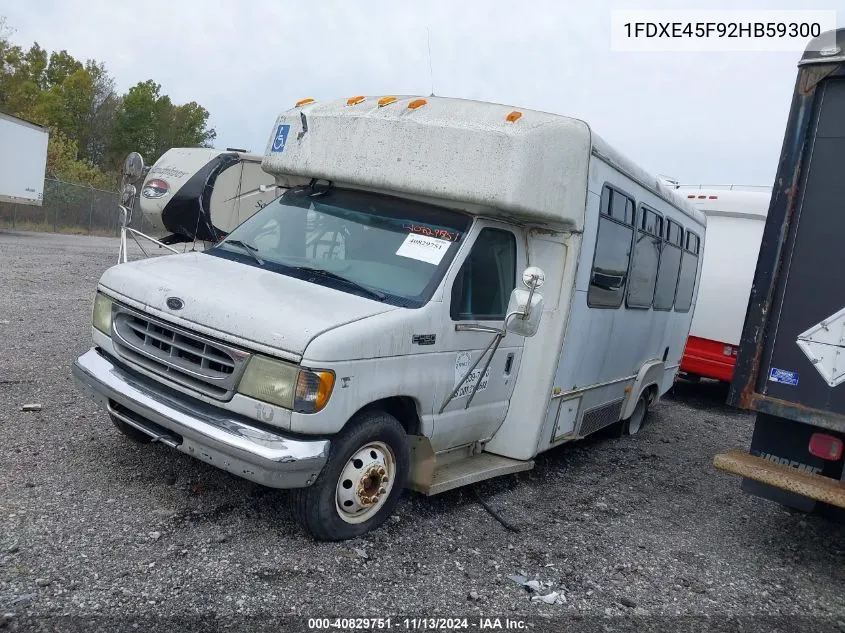 1FDXE45F92HB59300 2002 Unknown Econoline Commercial Cutaway Standard