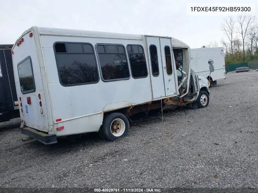 1FDXE45F92HB59300 2002 Unknown Econoline Commercial Cutaway Standard