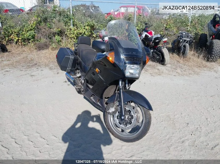 2004 Kawasaki Zg1000 VIN: JKAZGCA124B520894 Lot: 12047325