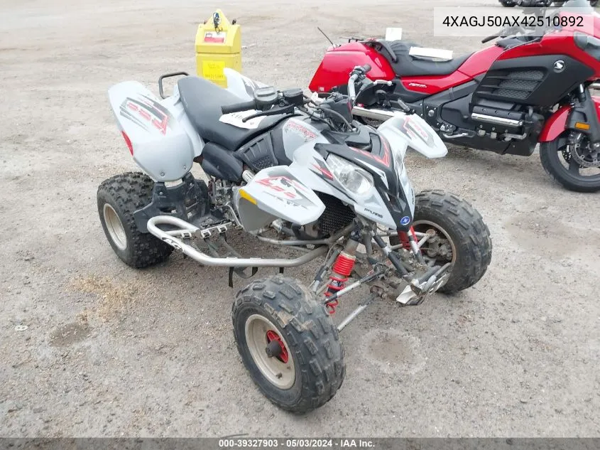 2004 Polaris Predator 500 VIN: 4XAGJ50AX42510892 Lot: 39327903