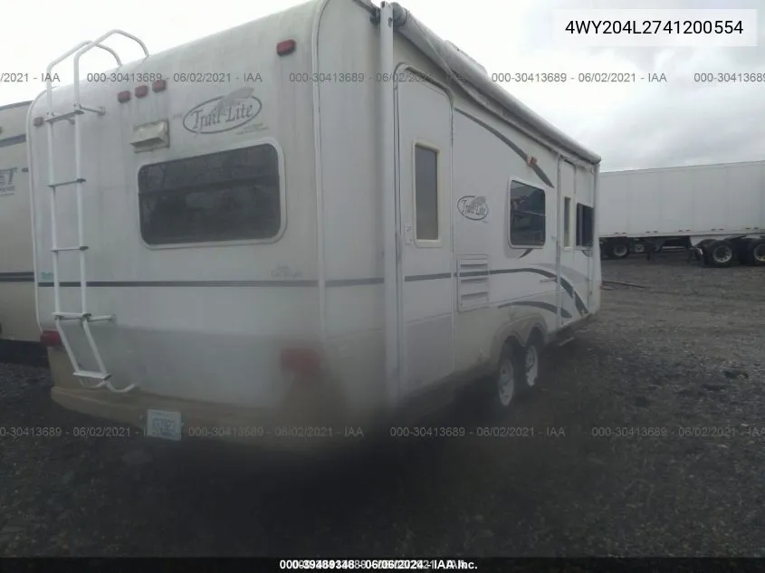 2004 R-Vision Trail Lite M-8240 VIN: 4WY204L2741200554 Lot: 39489348