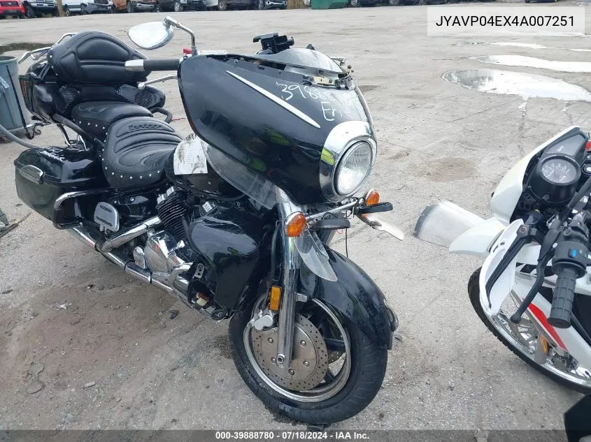 2004 Yamaha Xvz13 Tf VIN: JYAVP04EX4A007251 Lot: 39888780