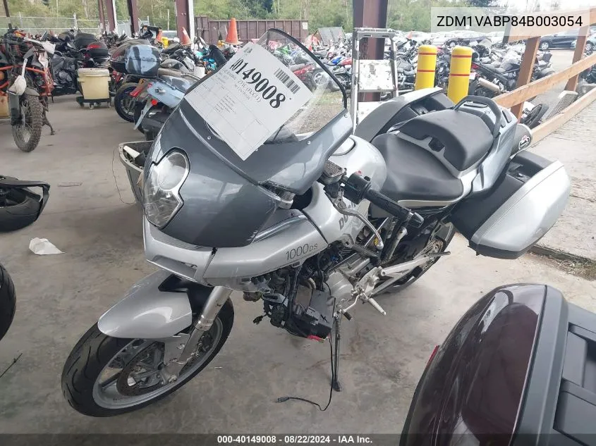 2004 Ducati Multistrada VIN: ZDM1VABP84B003054 Lot: 40149008