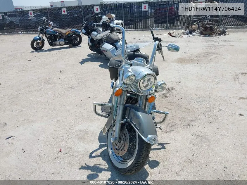 2004 Harley-Davidson Flhrci VIN: 1HD1FRW114Y706424 Lot: 40187820