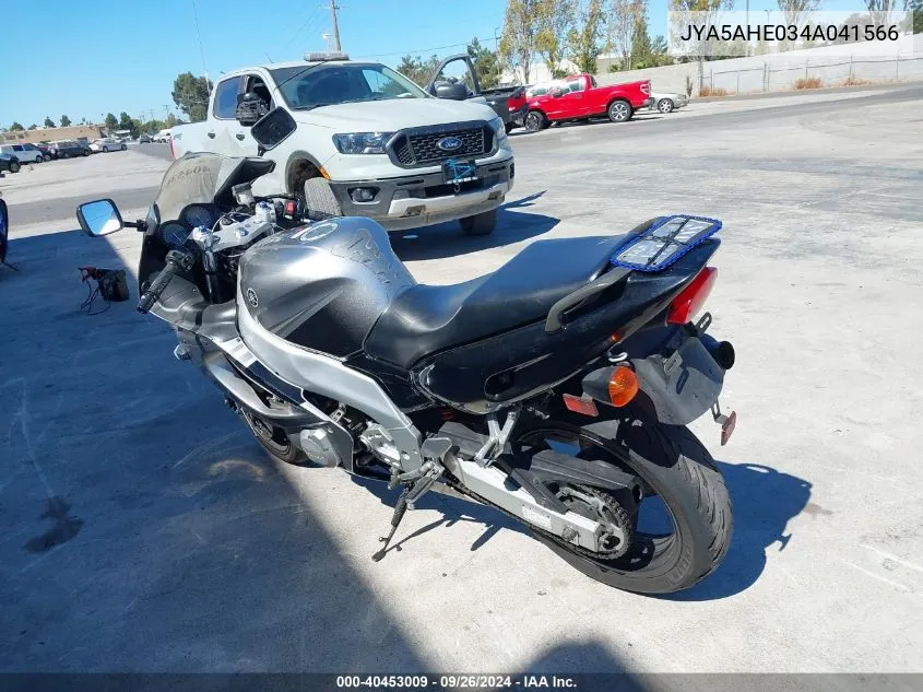 2004 Yamaha Yzf600 R VIN: JYA5AHE034A041566 Lot: 40453009