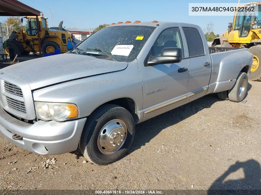 2004 Unknown Ram 3500 Slt/Laramie VIN: 3D7MA48C94G122562 Lot: 40663616