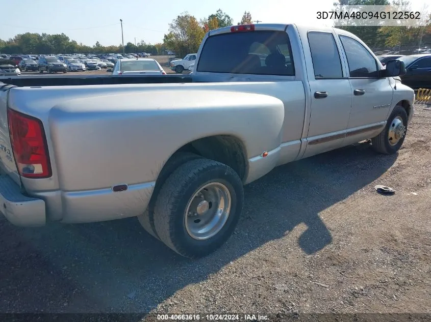 2004 Unknown Ram 3500 Slt/Laramie VIN: 3D7MA48C94G122562 Lot: 40663616