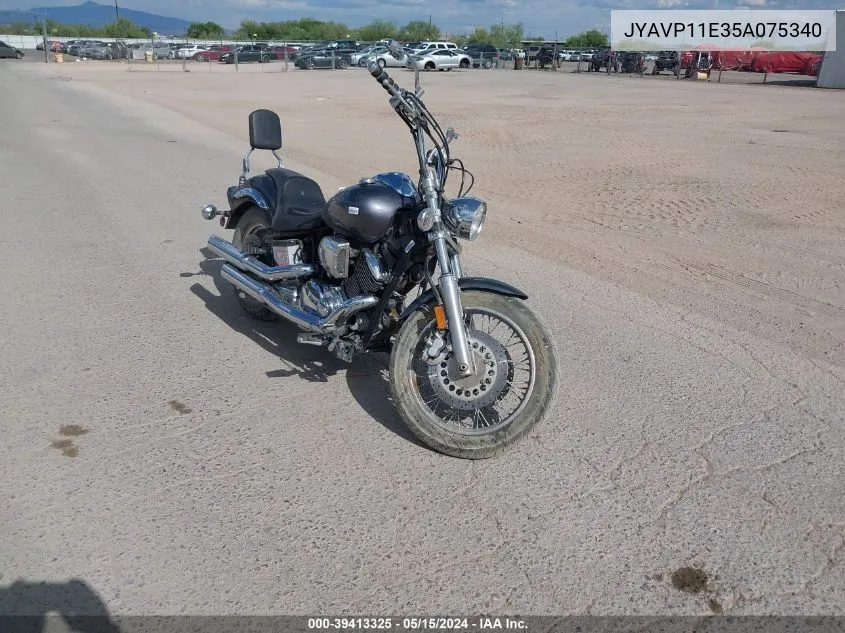 2005 Yamaha Xvs1100 A VIN: JYAVP11E35A075340 Lot: 39413325