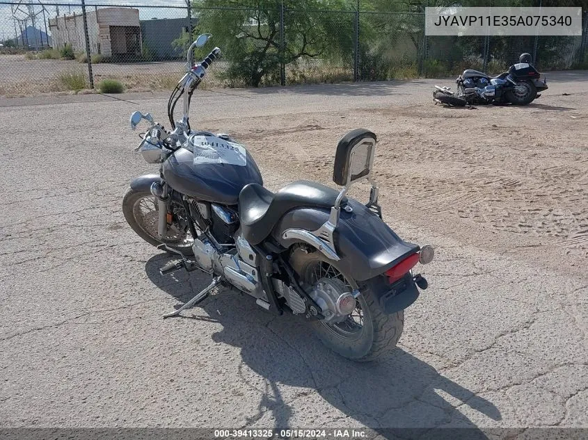 2005 Yamaha Xvs1100 A VIN: JYAVP11E35A075340 Lot: 39413325