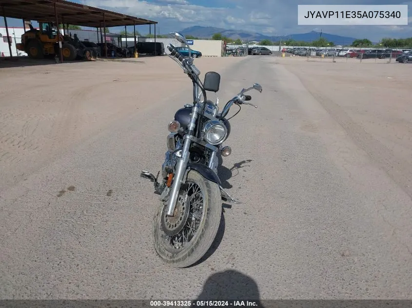 2005 Yamaha Xvs1100 A VIN: JYAVP11E35A075340 Lot: 39413325