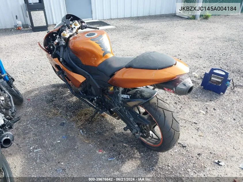 2005 Kawasaki Zx636 C1 VIN: JKBZXJC145A004184 Lot: 39676642