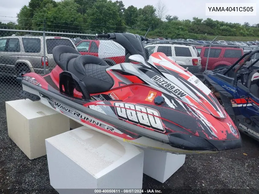 2005 Yamaha Fx Cruiser VIN: YAMA4041C505 Lot: 40646562