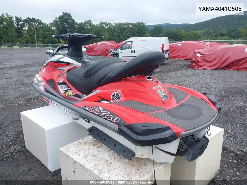 2005 Yamaha Fx Cruiser VIN: YAMA4041C505 Lot: 40646562