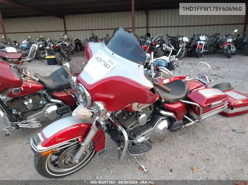 2005 Harley-Davidson Flhtci VIN: 1HD1FFW175Y606960 Lot: 40207383