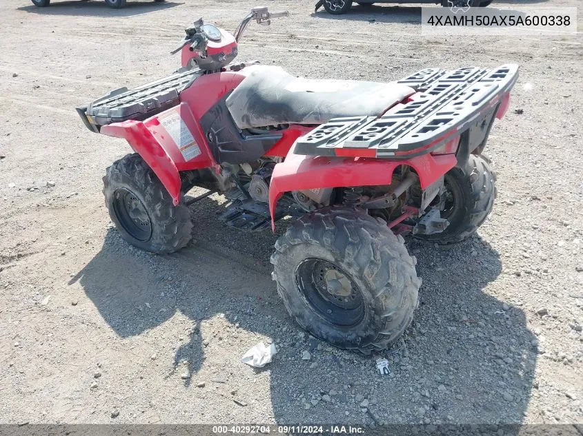 4XAMH50AX5A600338 2005 Polaris Sportsman 500