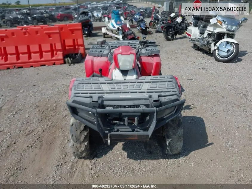 4XAMH50AX5A600338 2005 Polaris Sportsman 500