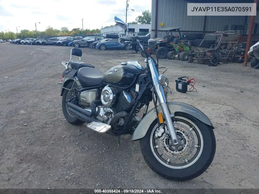 2005 Yamaha Xvs1100 A VIN: JYAVP11E35A070591 Lot: 40355424