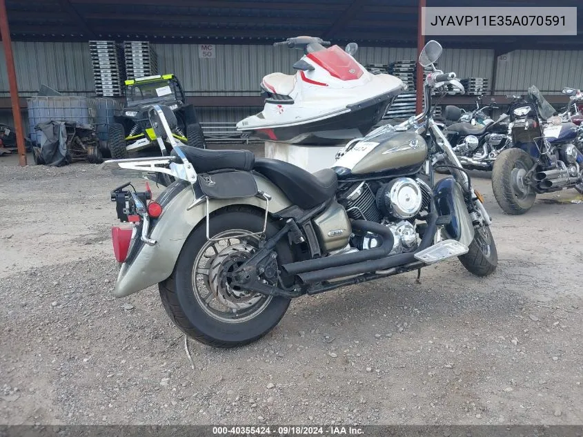 2005 Yamaha Xvs1100 A VIN: JYAVP11E35A070591 Lot: 40355424