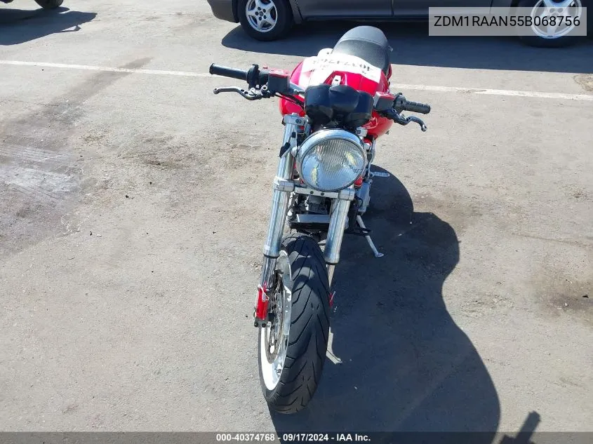 2005 Ducati Monster S2R VIN: ZDM1RAAN55B068756 Lot: 40374768