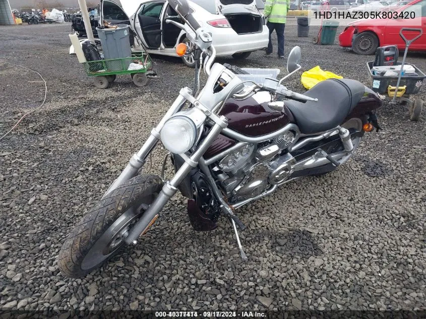 2005 Harley-Davidson Vrsca VIN: 1HD1HAZ305K803420 Lot: 40377414