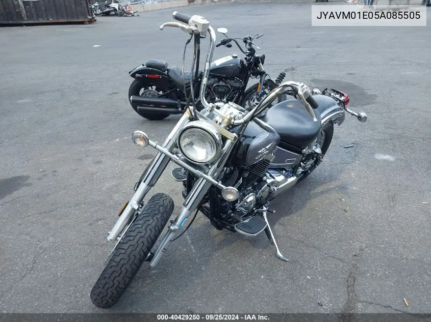 2005 Yamaha Xvs65 A VIN: JYAVM01E05A085505 Lot: 40429250