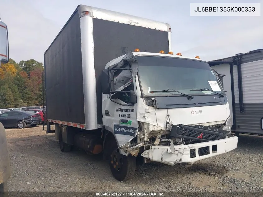 2005 Mitsubishi Fuso Truck Fe 84D VIN: JL6BBE1S55K000353 Lot: 40762127