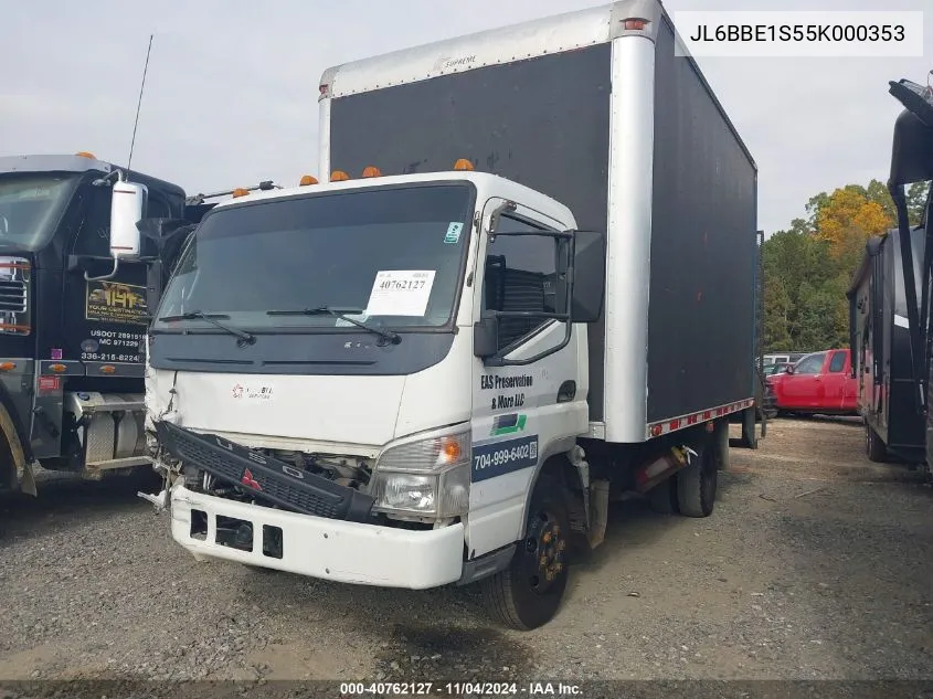 2005 Mitsubishi Fuso Truck Fe 84D VIN: JL6BBE1S55K000353 Lot: 40762127