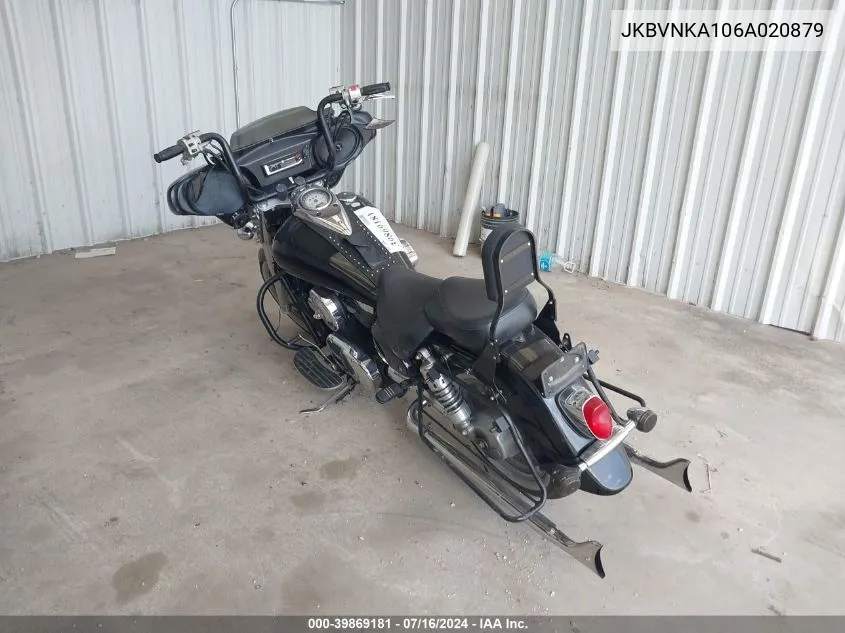 2006 Kawasaki Vn1600 A1 VIN: JKBVNKA106A020879 Lot: 39869181