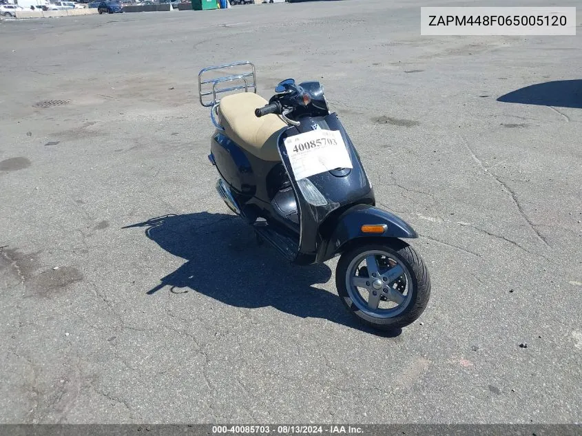 ZAPM448F065005120 2006 Vespa Lx 150