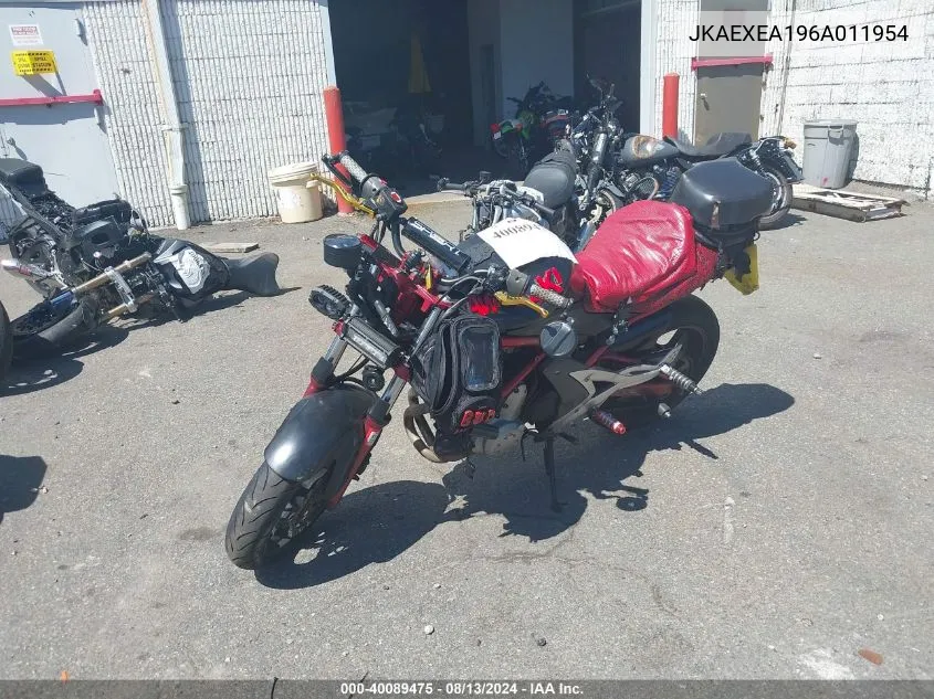 JKAEXEA196A011954 2006 Kawasaki Ex650 A6F