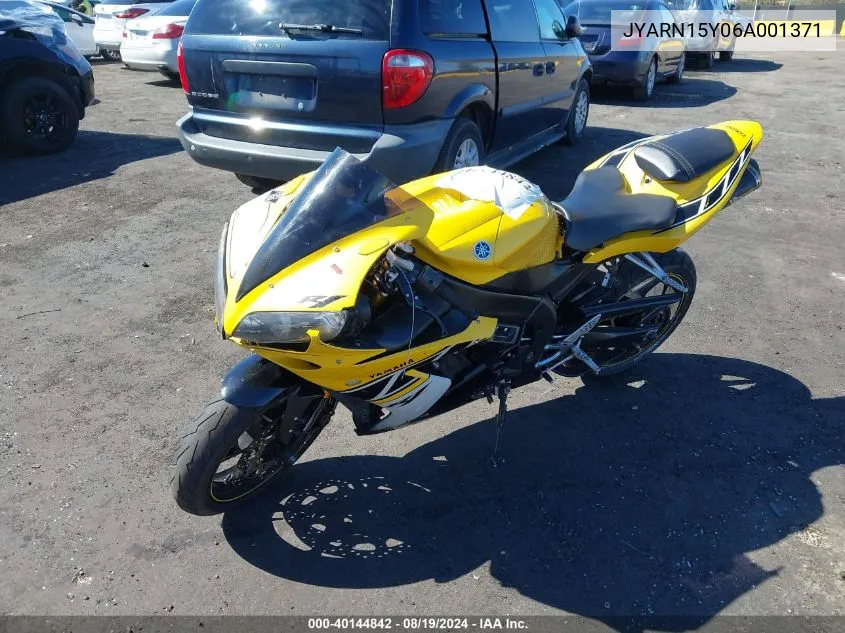 2006 Yamaha Yzfr1 C VIN: JYARN15Y06A001371 Lot: 40144842