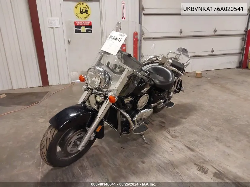 2006 Kawasaki Vn1600 A1 VIN: JKBVNKA176A020541 Lot: 40146841