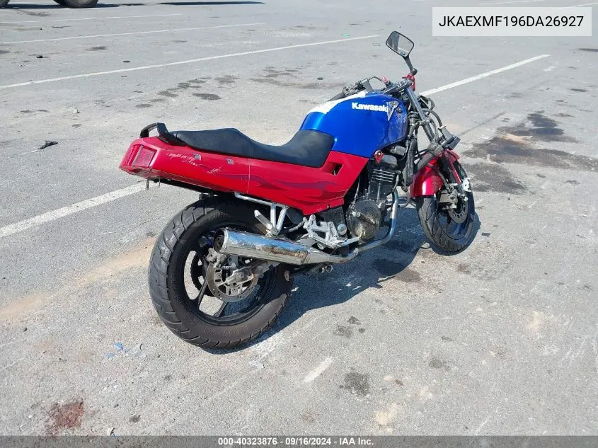 JKAEXMF196DA26927 2006 Kawasaki Ex250 F