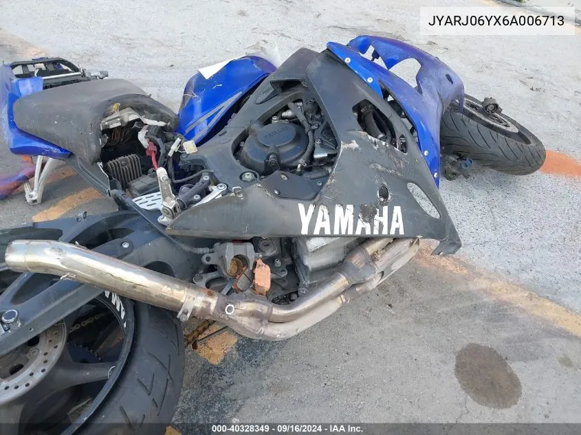 JYARJ06YX6A006713 2006 Yamaha Yzfr6 L