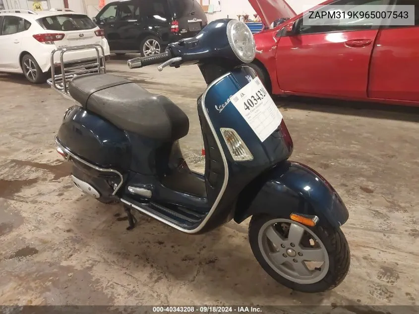 ZAPM319K965007543 2006 Vespa Granturismo 200