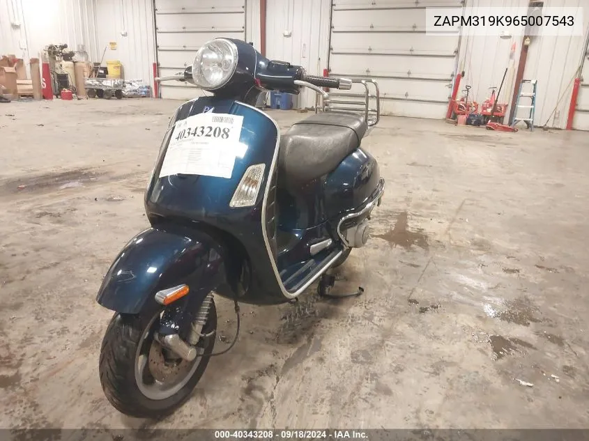 ZAPM319K965007543 2006 Vespa Granturismo 200