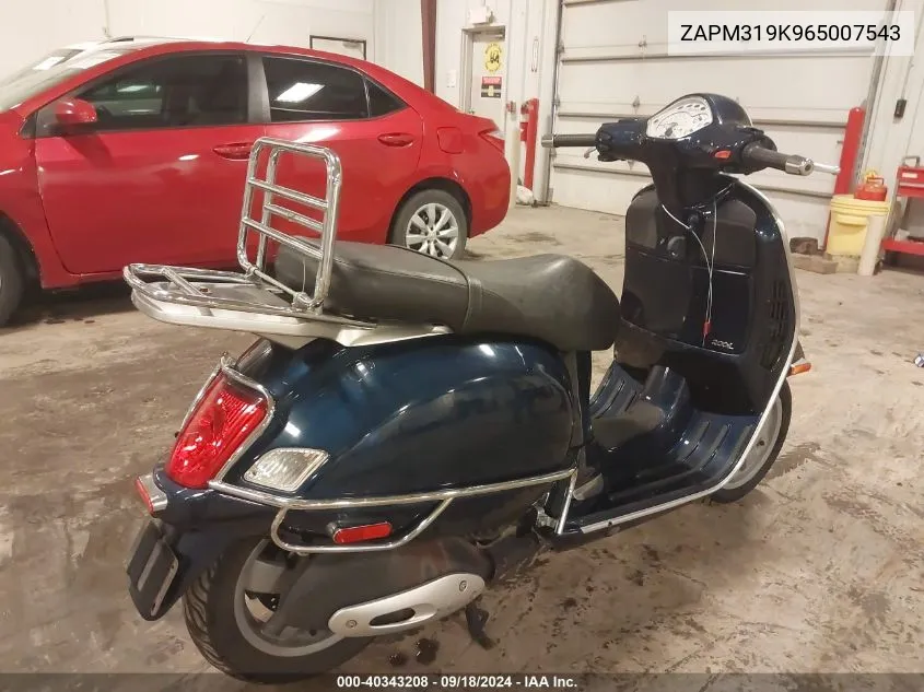 ZAPM319K965007543 2006 Vespa Granturismo 200