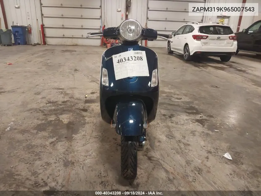 2006 Vespa Granturismo 200 VIN: ZAPM319K965007543 Lot: 40343208