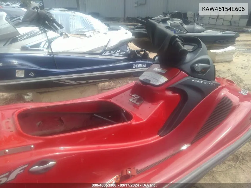 2006 Kawasaki Jet Ski Stx VIN: KAW45154E606 Lot: 40353388