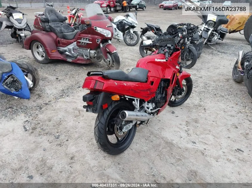 2006 Kawasaki Ex250 F VIN: JKAEXMF166DA23788 Lot: 40437331