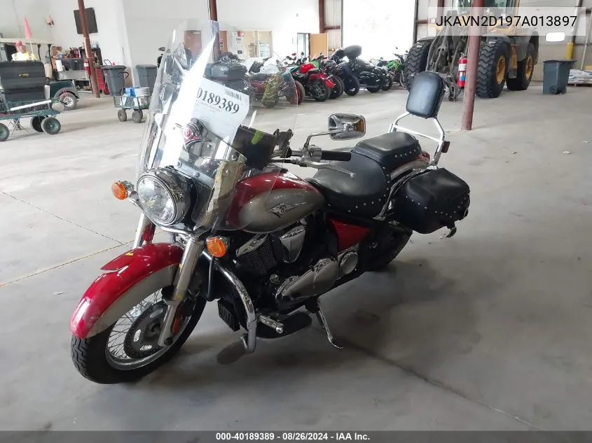 2007 Kawasaki Vn900 D VIN: JKAVN2D197A013897 Lot: 40189389