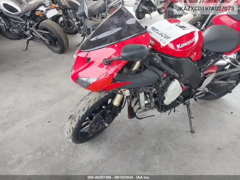 JKAZXCD197A027073 2007 Kawasaki Zx1000 D